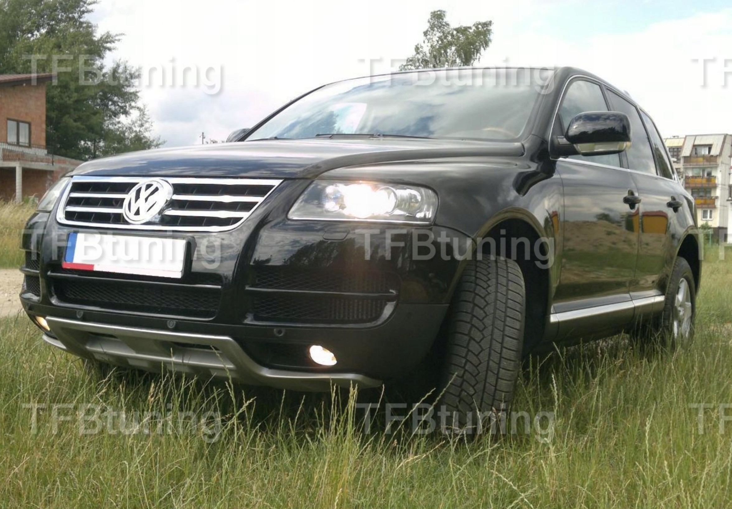 Prelungire bara fata fusta spoiler VW Touareg King Kong R50 Off Road Sport Tuning 2002-2006 ver.1 TFB TUNING