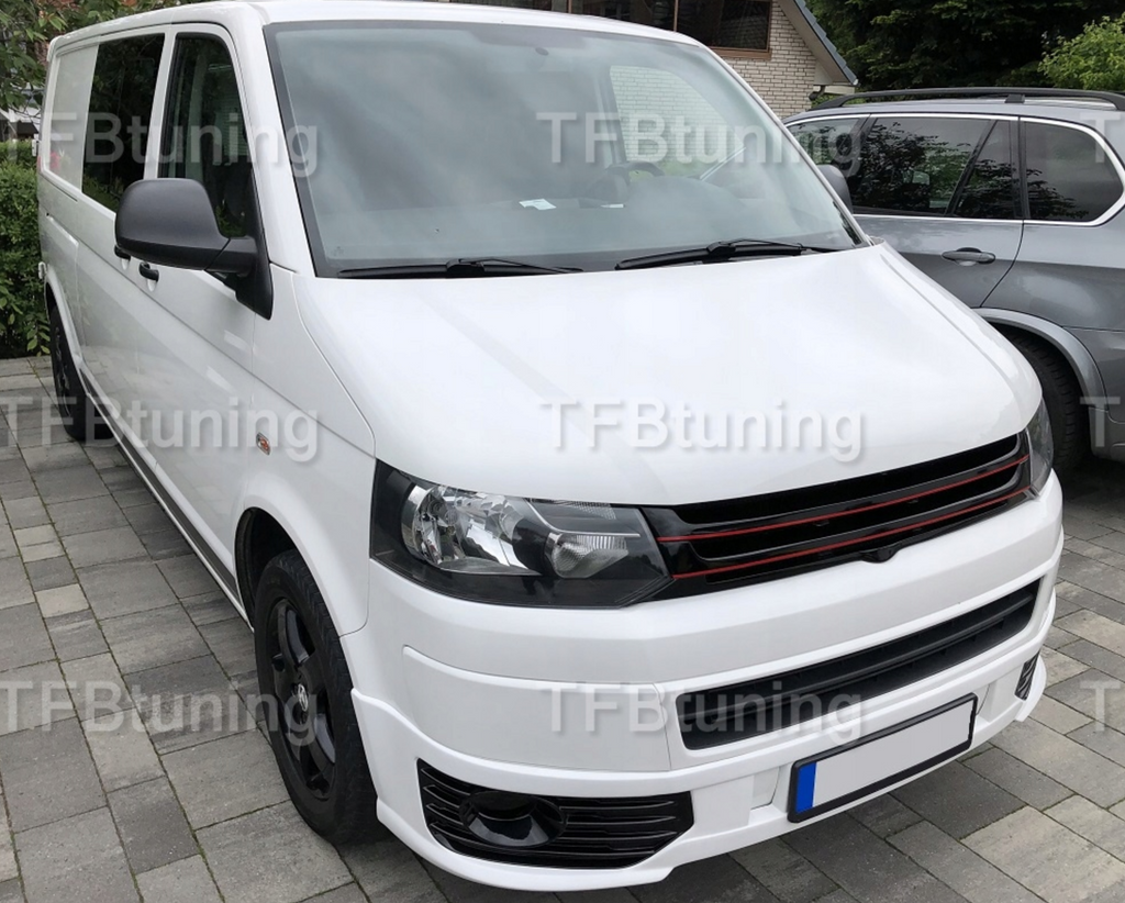 Grila tuning sport VW T5 Transporter Caravelle Multivan Facelift 2010-2015 ver2 TFB TUNING