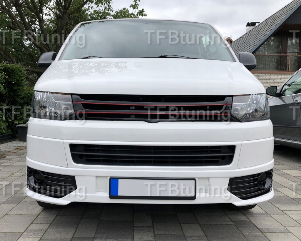 Grila tuning sport VW T5 Transporter Caravelle Multivan Facelift 2010-2015 ver2 TFB TUNING