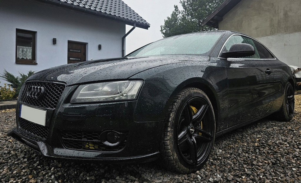 Prelungire bara fata fusta lip spoiler AUDI A5 8T 07-11 SLINE S LINE S5 RS5 TFB TUNING