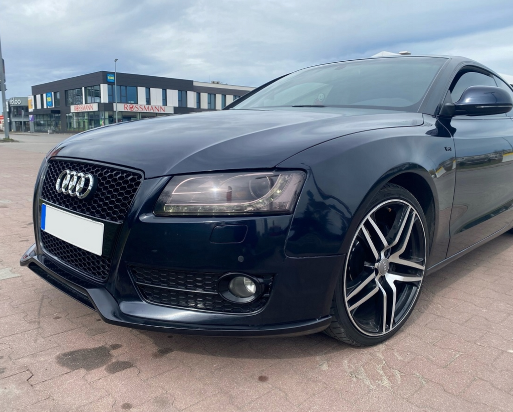 Prelungire bara fata fusta lip spoiler AUDI A5 8T 07-11 SLINE S LINE S5 RS5 TFB TUNING