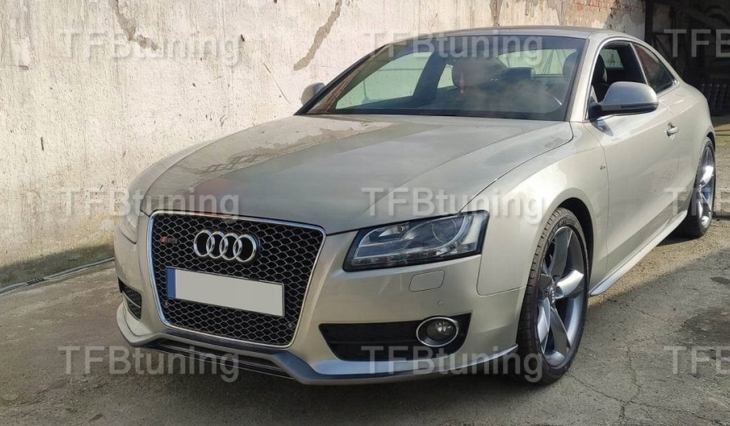 Prelungire bara fata fusta lip spoiler AUDI A5 8T 07-11 SLINE S LINE S5 RS5 TFB TUNING