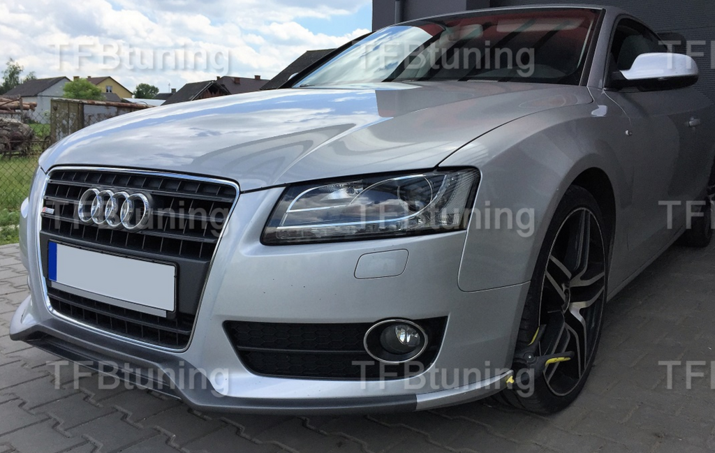 Prelungire bara fata fusta lip spoiler AUDI A5 8T 07-11 SLINE S LINE S5 RS5 TFB TUNING