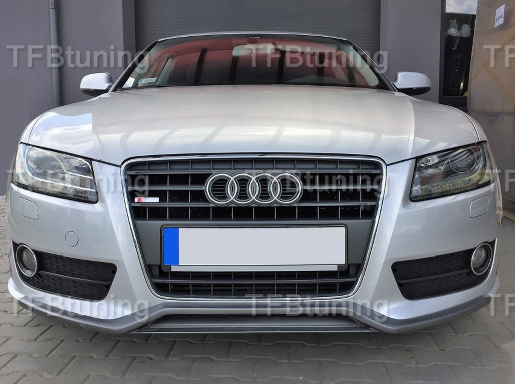 Prelungire bara fata fusta lip spoiler AUDI A5 8T 07-11 SLINE S LINE S5 RS5 TFB TUNING