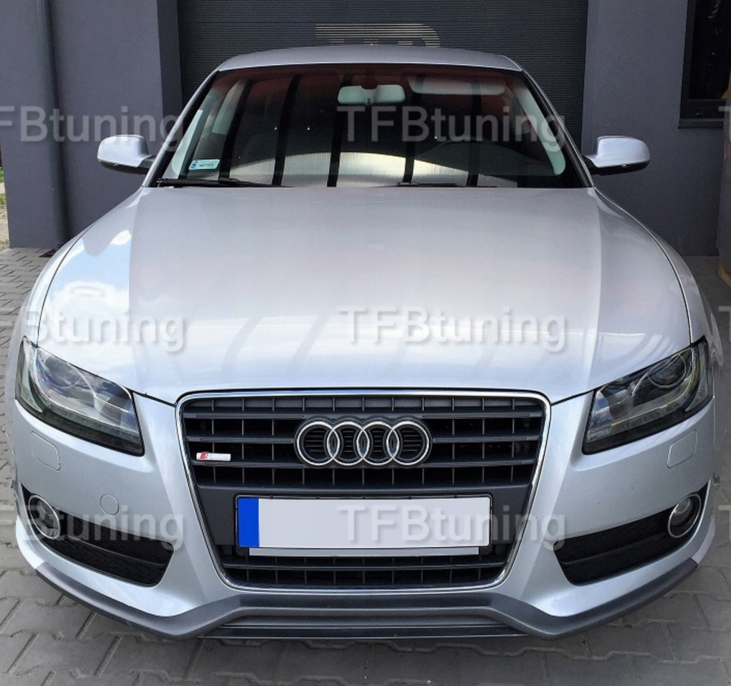 Prelungire bara fata fusta lip spoiler AUDI A5 8T 07-11 SLINE S LINE S5 RS5 TFB TUNING