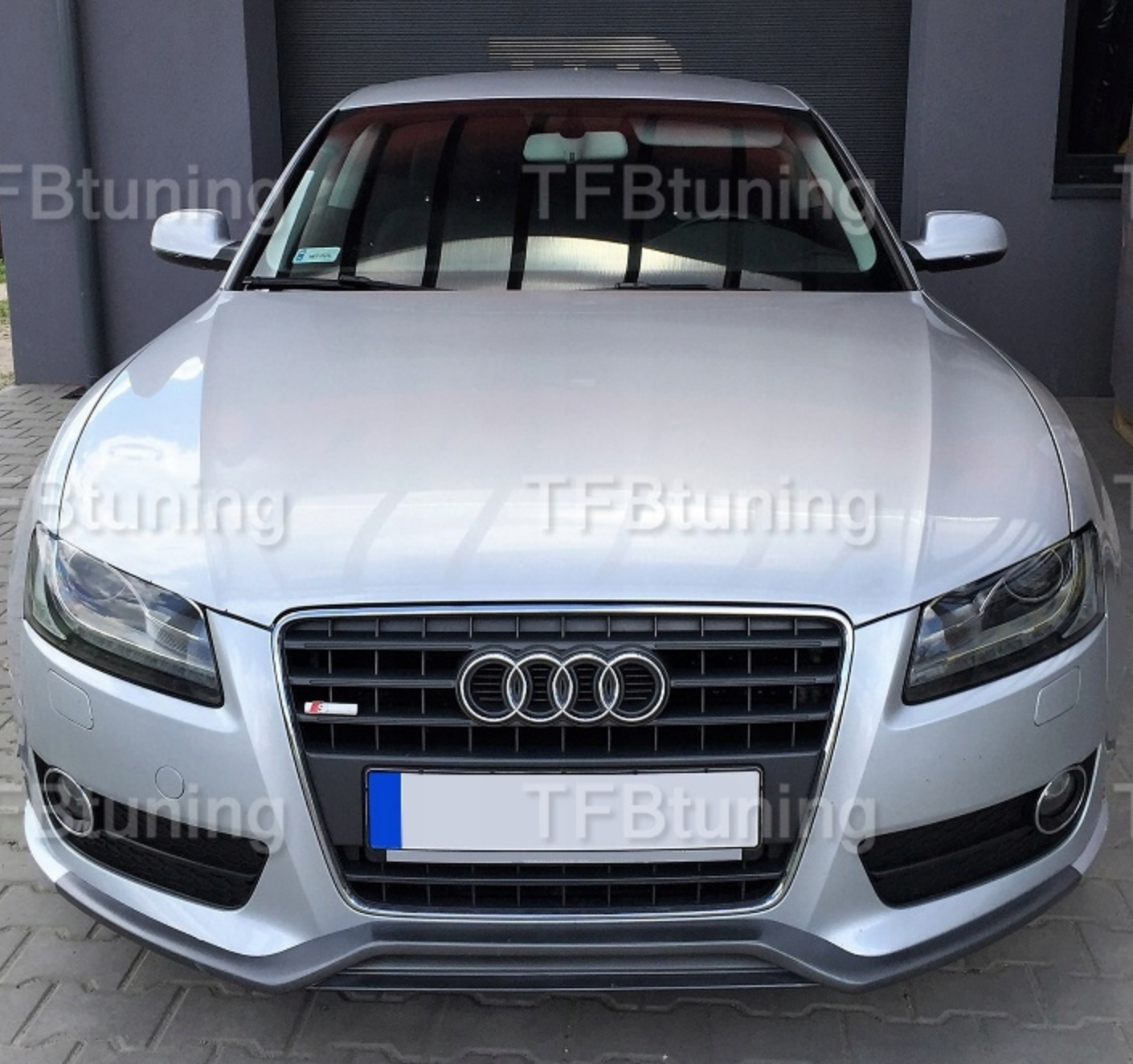 Prelungire bara fata fusta lip spoiler AUDI A5 8T 07-11 SLINE S LINE S5 RS5 TFB TUNING