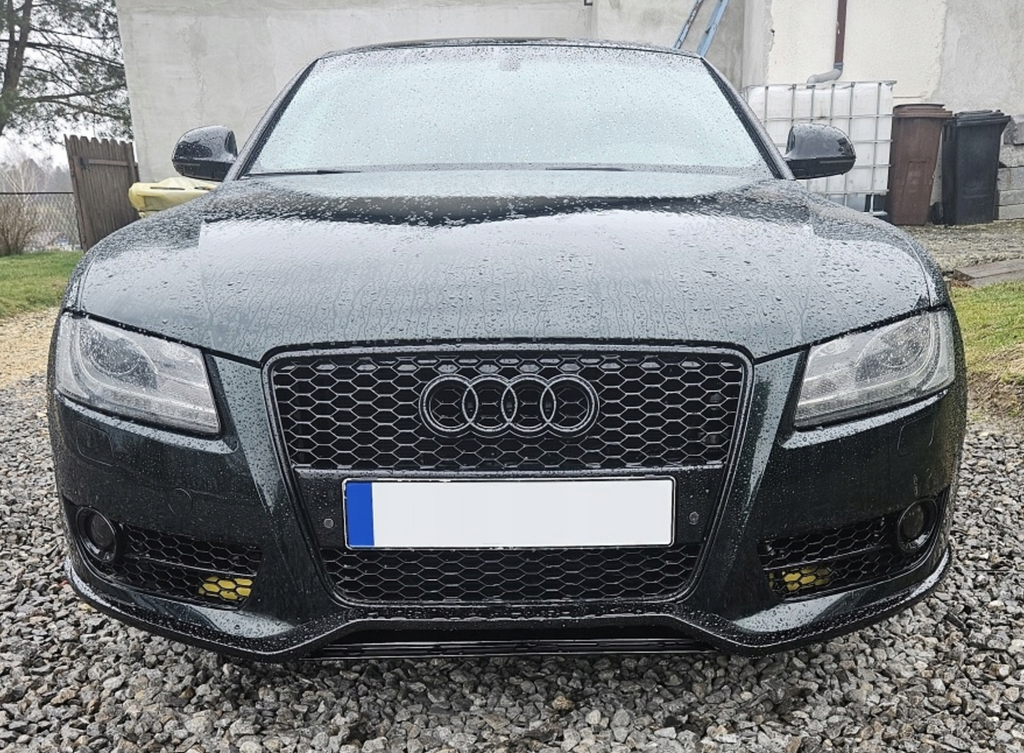Prelungire bara fata fusta lip spoiler AUDI A5 8T 07-11 SLINE S LINE S5 RS5 TFB TUNING