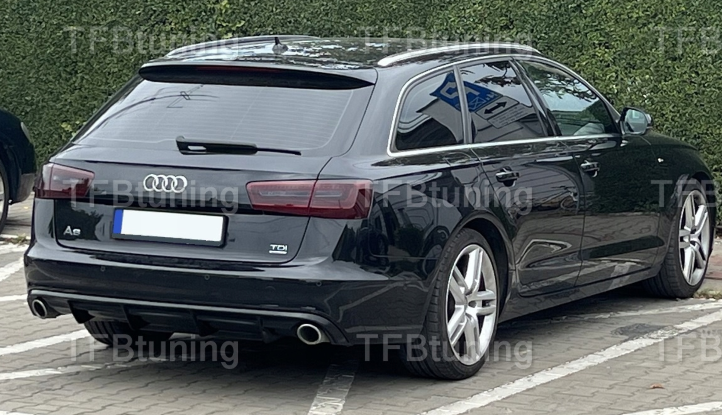 Difuzor bara spate fusta lip spoiler AUDI A6 C7 AVANT BREAK 2011-2014 RS6 TFB TUNING