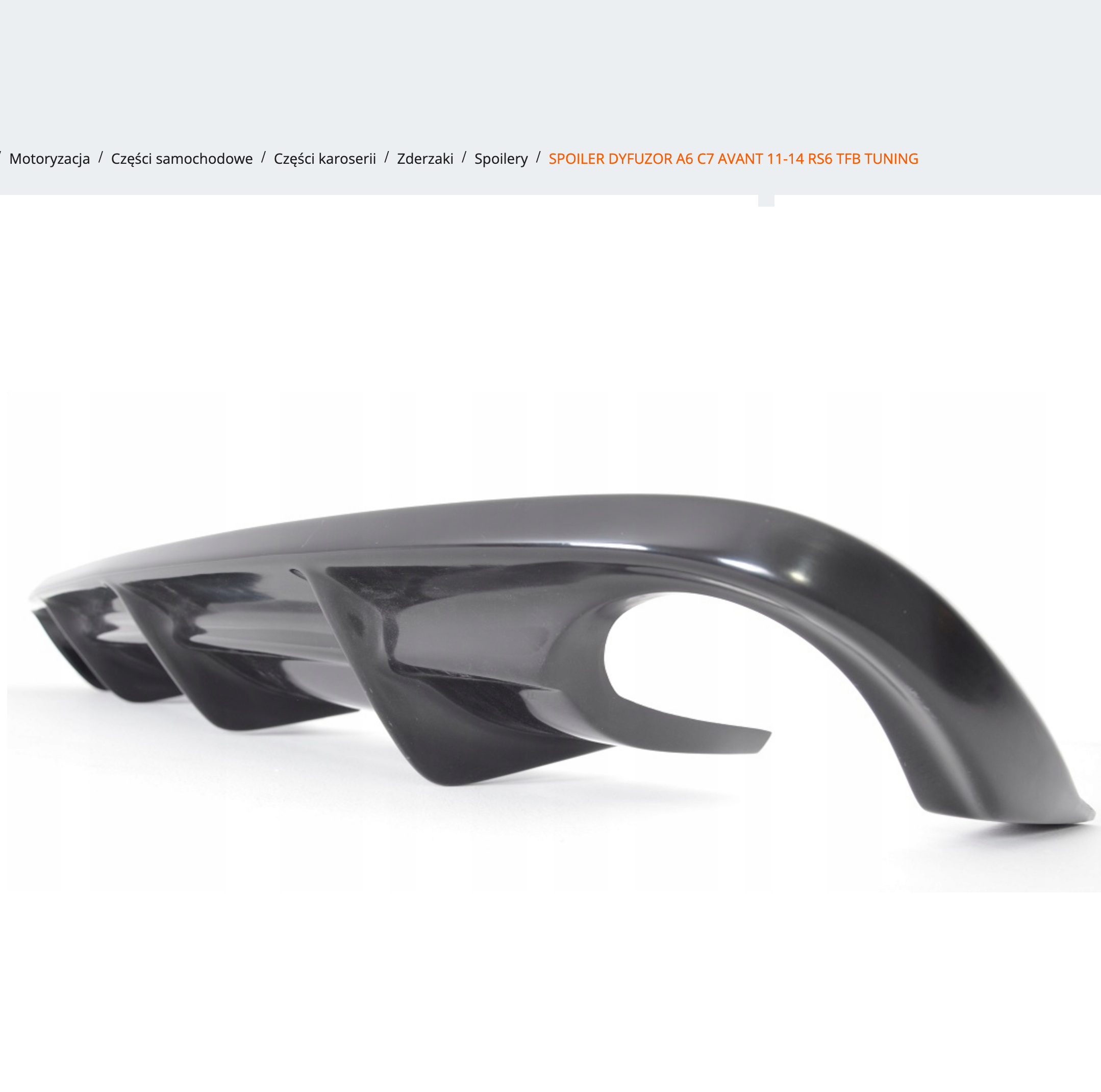 Difuzor bara spate fusta lip spoiler AUDI A6 C7 AVANT BREAK 2011-2014 RS6 TFB TUNING