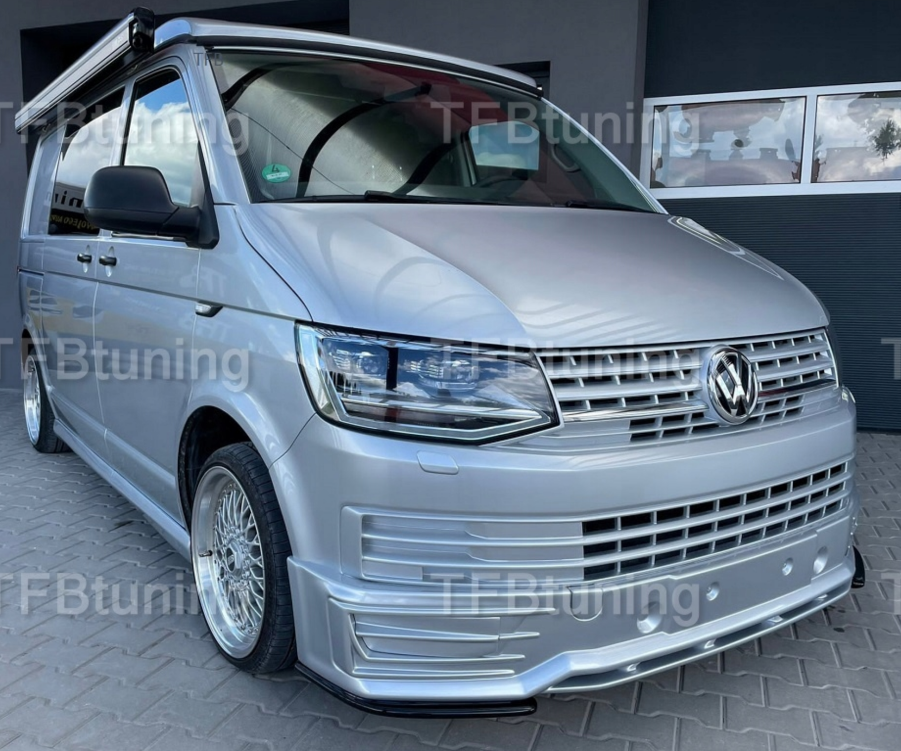 Prelungire bara fata fusta spoiler lip flapsuri VW T6 SPORTLINE 2015-2019 TFB TUNING