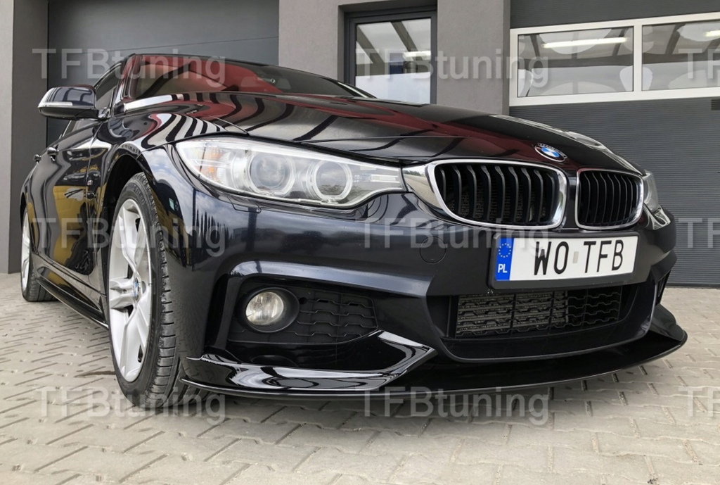 Prelungire bara fata fusta spoiler lip BMW F36 F32 F33 M PACHET TFB TUNING
