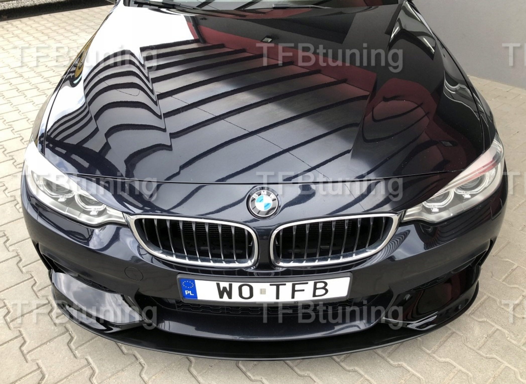 Prelungire bara fata fusta spoiler lip BMW F36 F32 F33 M PACHET TFB TUNING