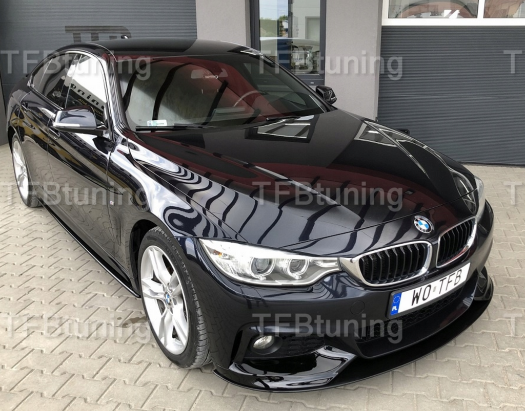 Prelungire bara fata fusta spoiler lip BMW F36 F32 F33 M PACHET TFB TUNING