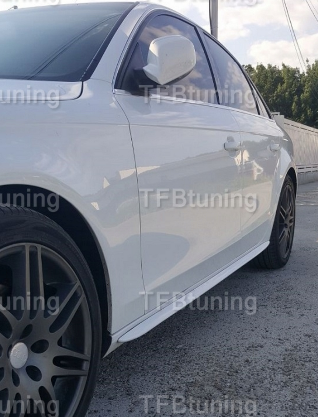 Praguri laterale AUDI A4 B8 SLINE S LINE S-LINE S4 RS4 SEDAN AVANT BREAK TFB TUNING