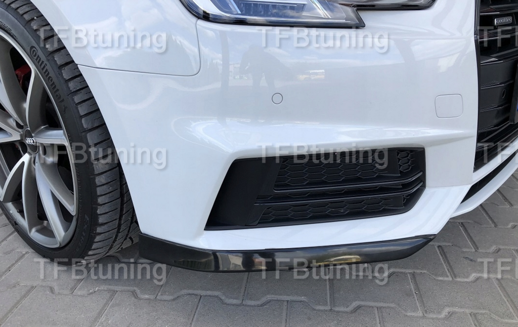 Prelungire bara fata fusta lip spoiler flapsuri coltare AUDI A4 B9 SLINE 2015-2019 TFB TUNING