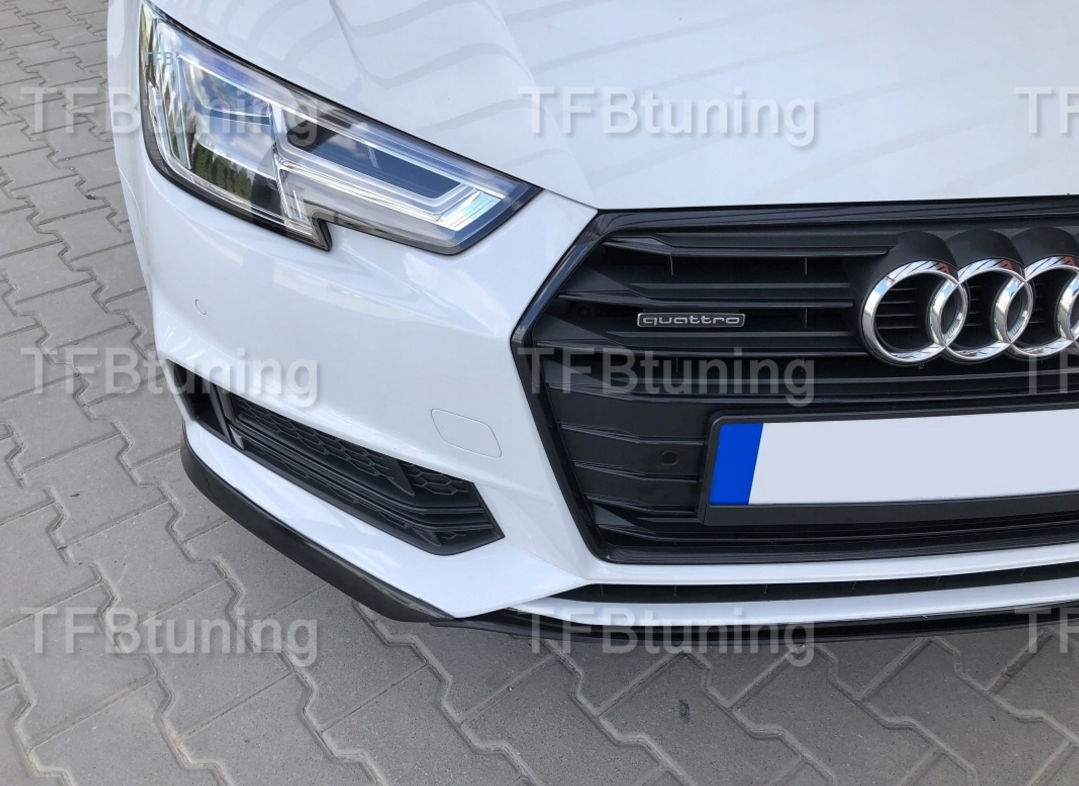 Prelungire bara fata fusta lip spoiler flapsuri AUDI A4 B9 SLINE 2015-2019 SLINE S LINE S-LINE S4 RS4 TFB TUNING