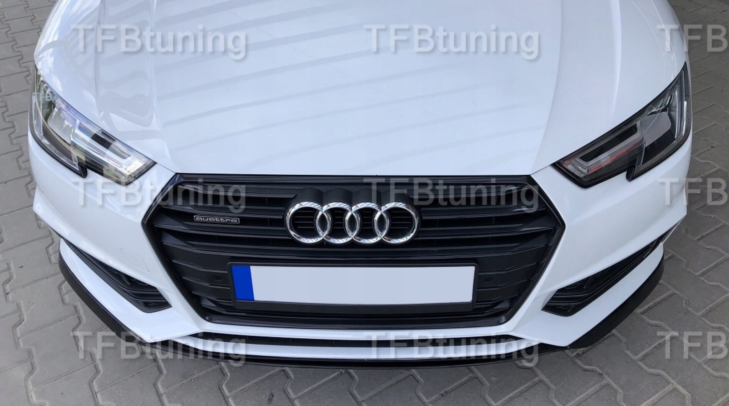 Prelungire bara fata fusta lip spoiler flapsuri AUDI A4 B9 SLINE 2015-2019 SLINE S LINE S-LINE S4 RS4 TFB TUNING
