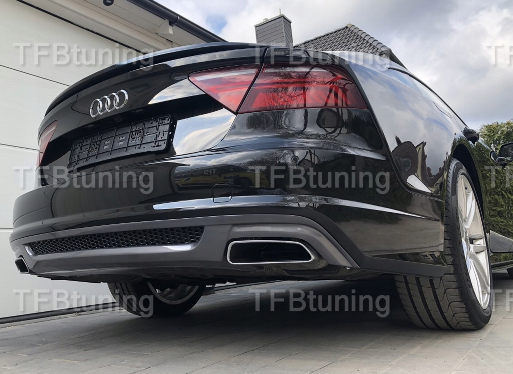 Difuzor bara spate fusta lip spoiler AUDI A7 4G 2014-2017 SLINE S LINE S-LINE S7 RS7 TFB TUNING