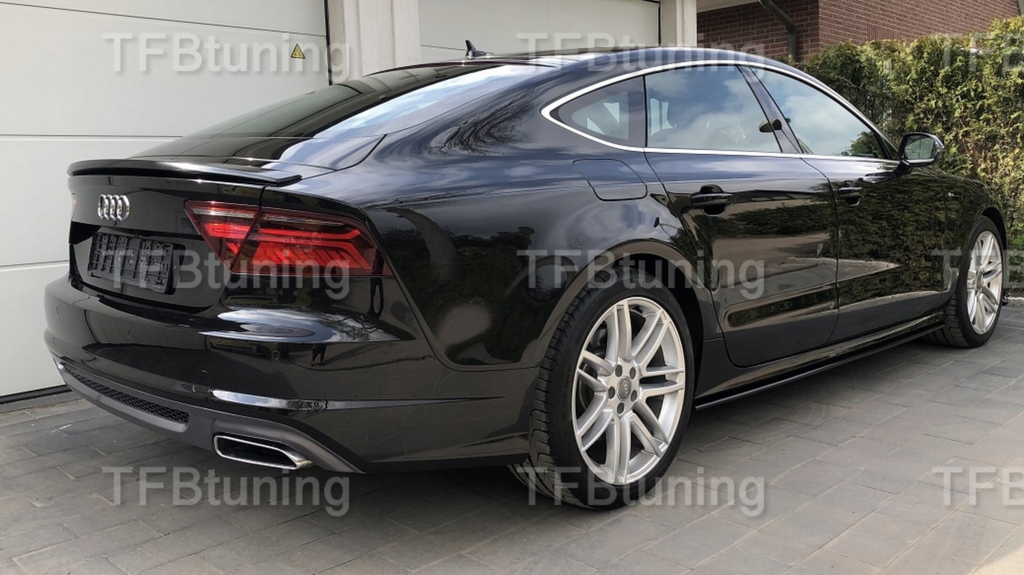 Difuzor bara spate fusta lip spoiler AUDI A7 4G 2014-2017 SLINE S LINE S-LINE S7 RS7 TFB TUNING