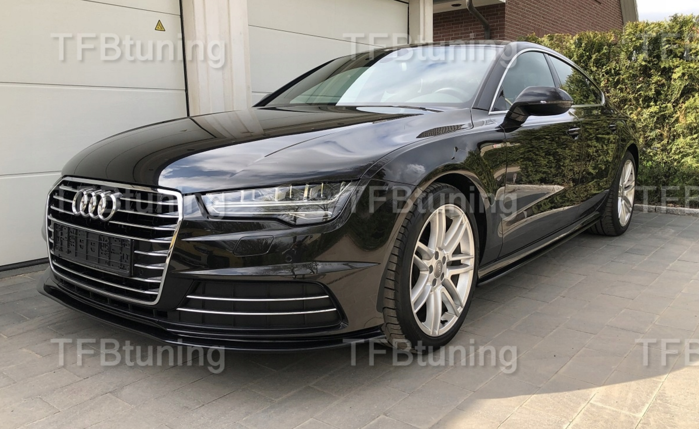 Prelungire bara fata fusta spoiler lip AUDI A7 4G 2014-2017 SLINE S LINE S-LINE S7 RS7 TFB TUNING