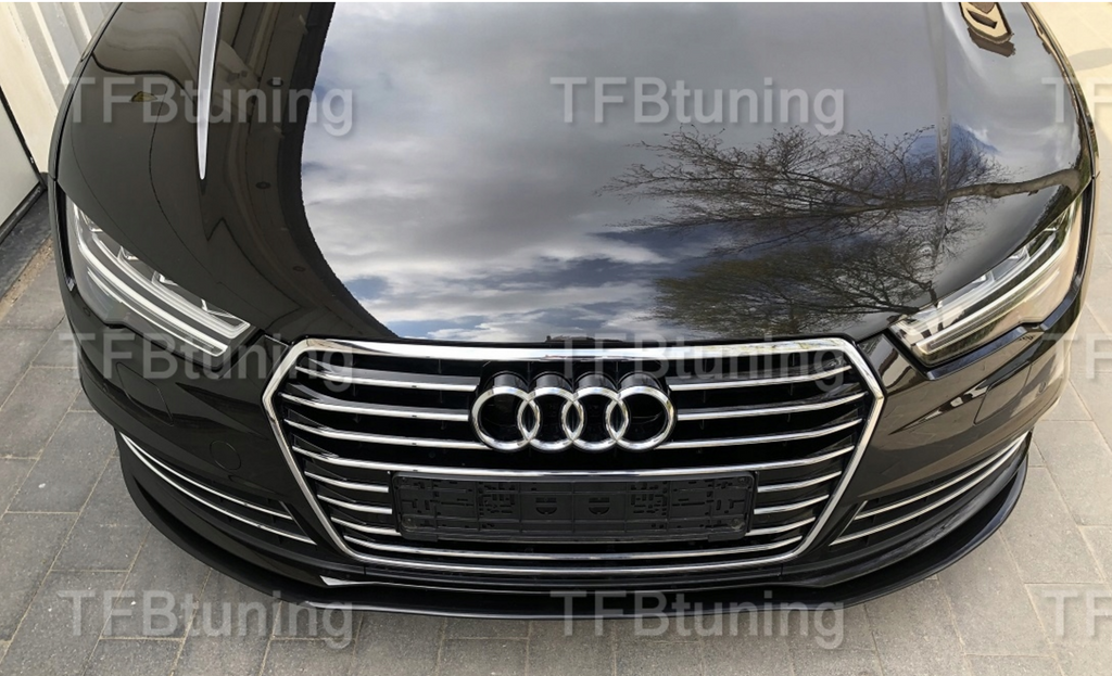 Prelungire bara fata fusta spoiler lip AUDI A7 4G 2014-2017 SLINE S LINE S-LINE S7 RS7 TFB TUNING