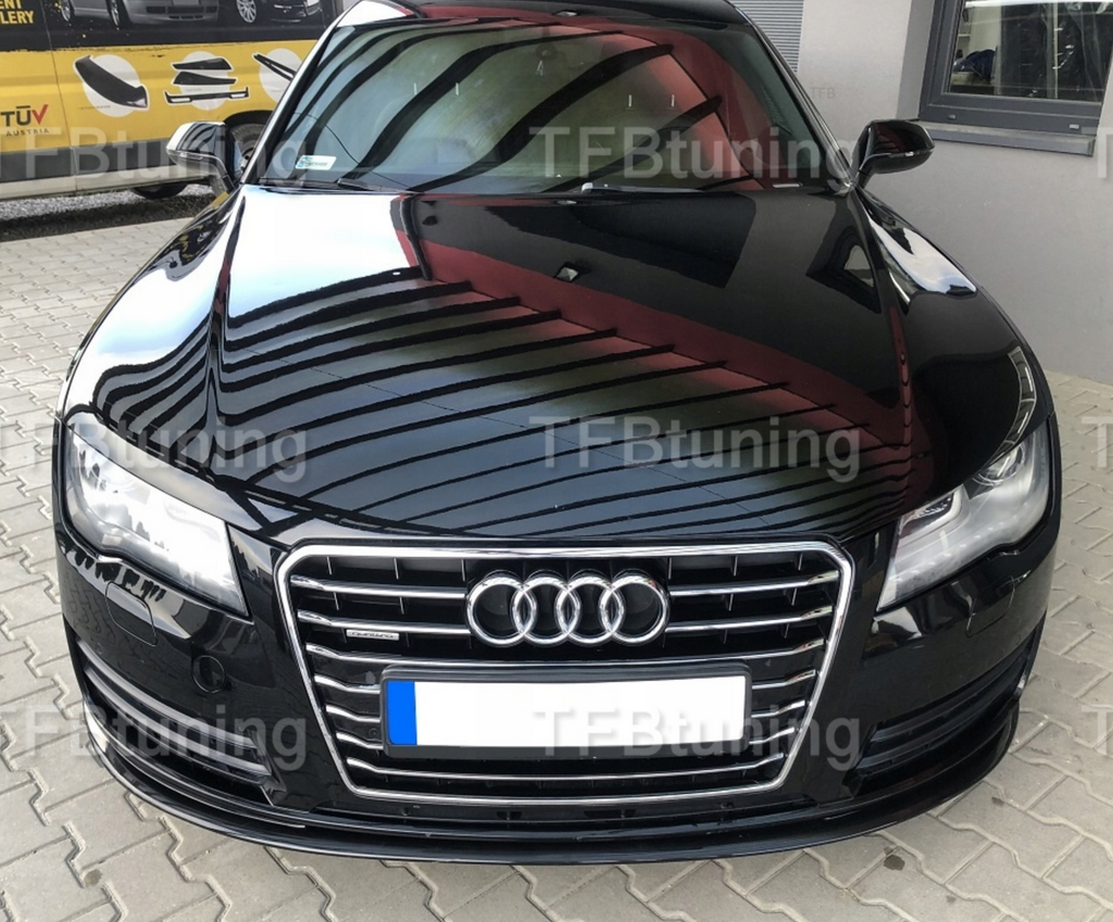 Prelungire bara fata fusta spoiler lip AUDI A7 4G 2010-2014 SLINE S LINE S-LINE S7 RS7 TFB TUNING