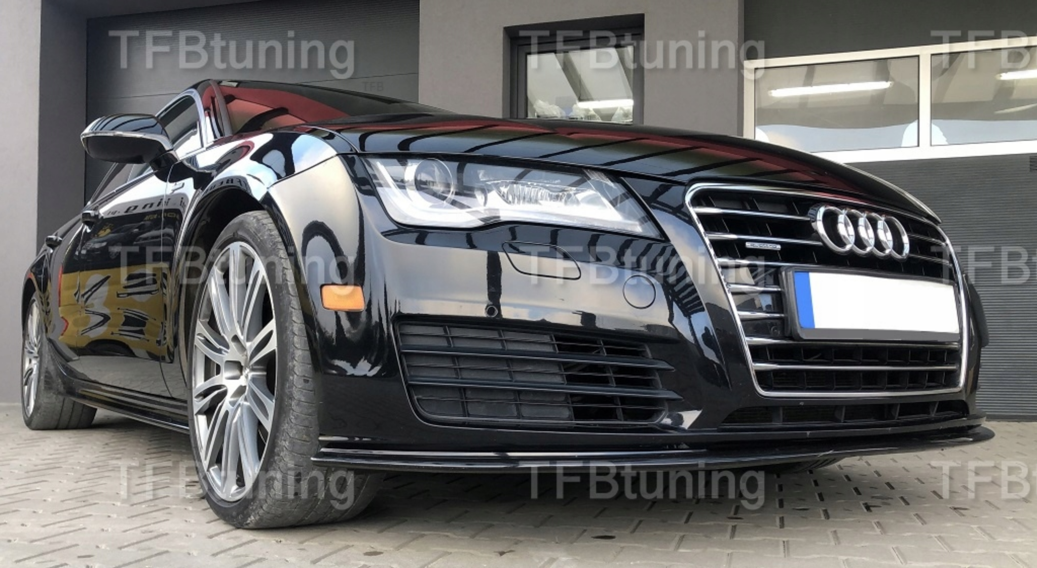 Prelungire bara fata fusta spoiler lip AUDI A7 4G 2010-2014 SLINE S LINE S-LINE S7 RS7 TFB TUNING