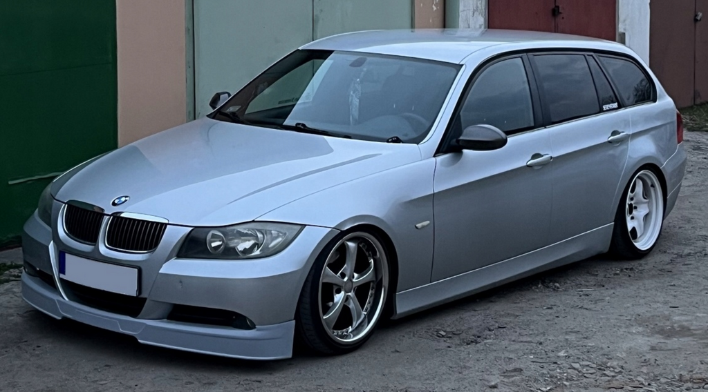 Prelungire bara fata fusta spoiler lip BMW Seria 3 E90 E91 2005-2008 TFB TUNING