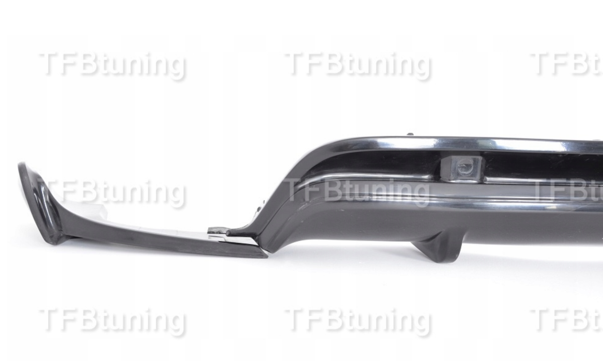 Prelungire bara spate fusta spoiler lip difuzor BMW X5 E70 LCI 2010-2013 din 3 bucati TFB TUNING