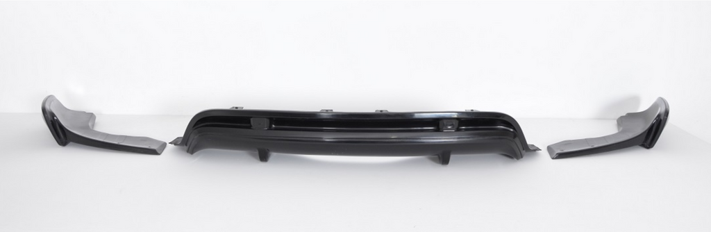 Prelungire bara spate fusta spoiler lip difuzor BMW X5 E70 LCI 2010-2013 din 3 bucati TFB TUNING