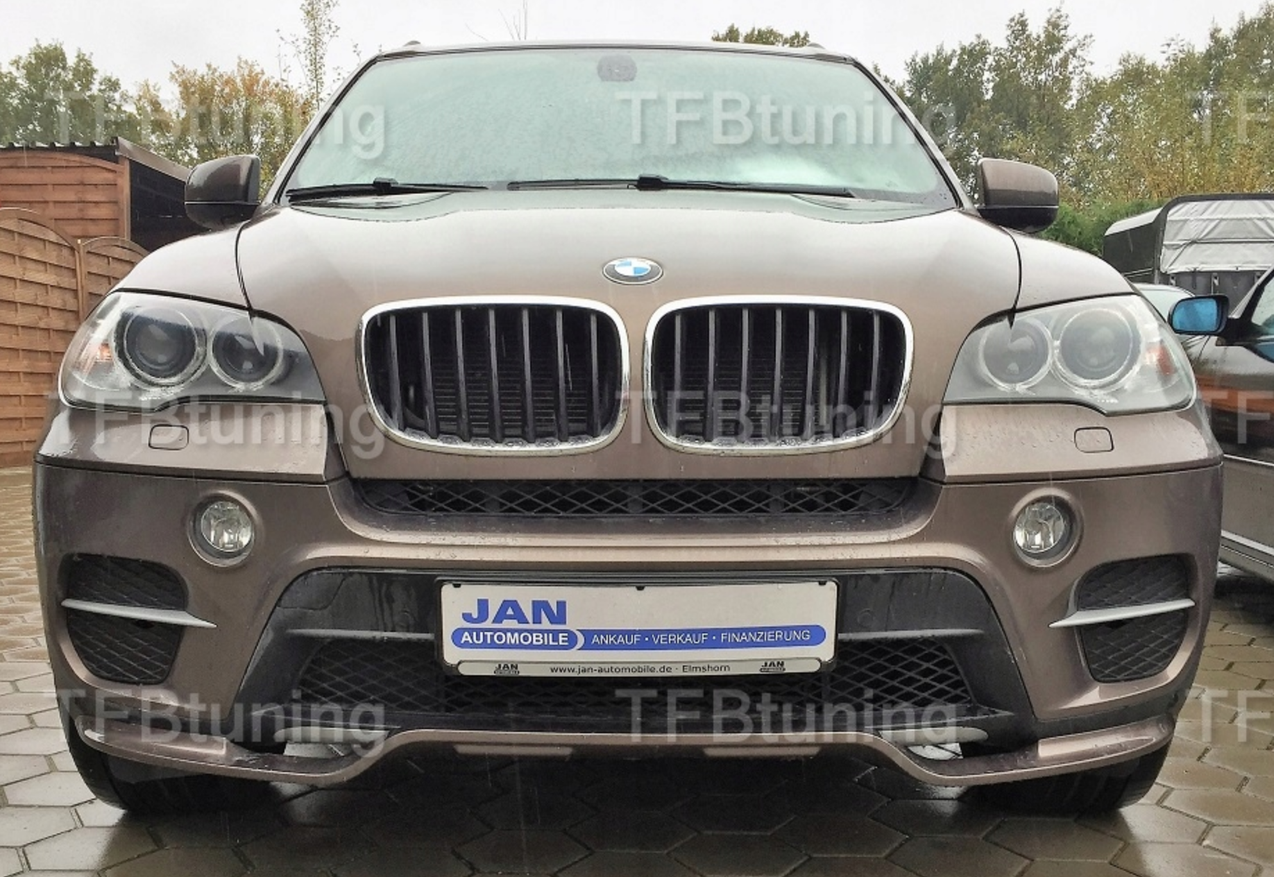 Prelungire difuzor spoiler tuning sport bara fata BMW X5 E70 LCI 2010-2013 TFB TUNING