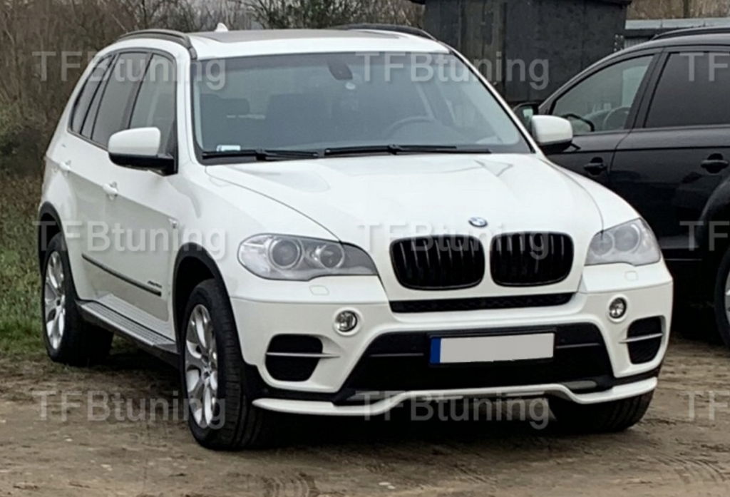 Prelungire difuzor spoiler tuning sport bara fata BMW X5 E70 LCI 2010-2013 TFB TUNING