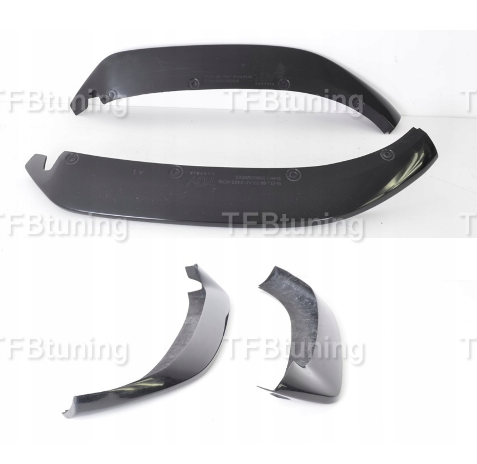 Flapsuri bara fata splitter lip AUDI A1 2010-2014 TFB TUNING