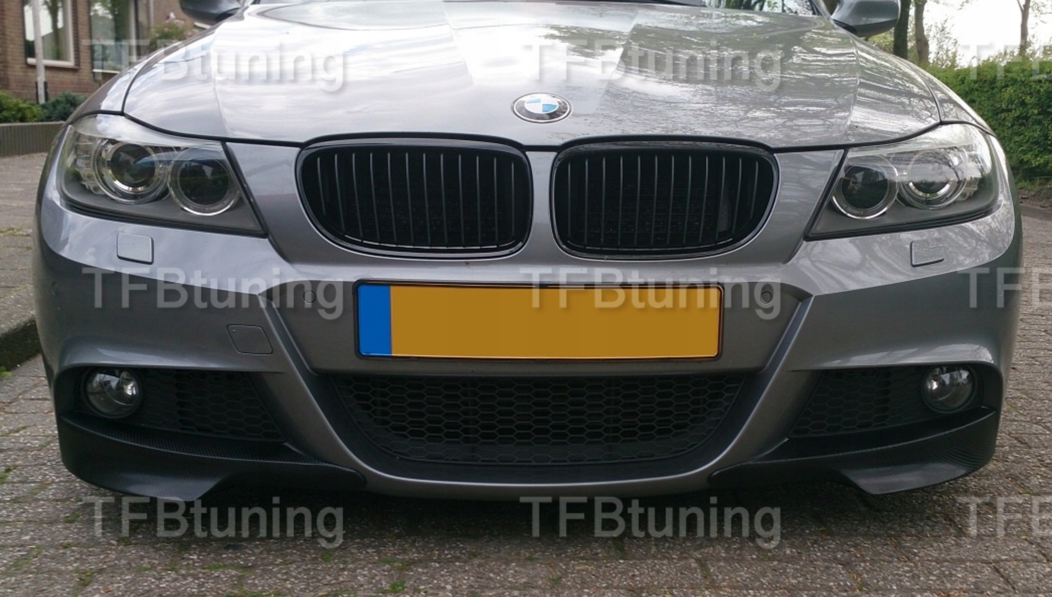 Flapsuri bara fata lip BMW Seria 3 E90 LCI LIFT M PACHET TFB TUNING