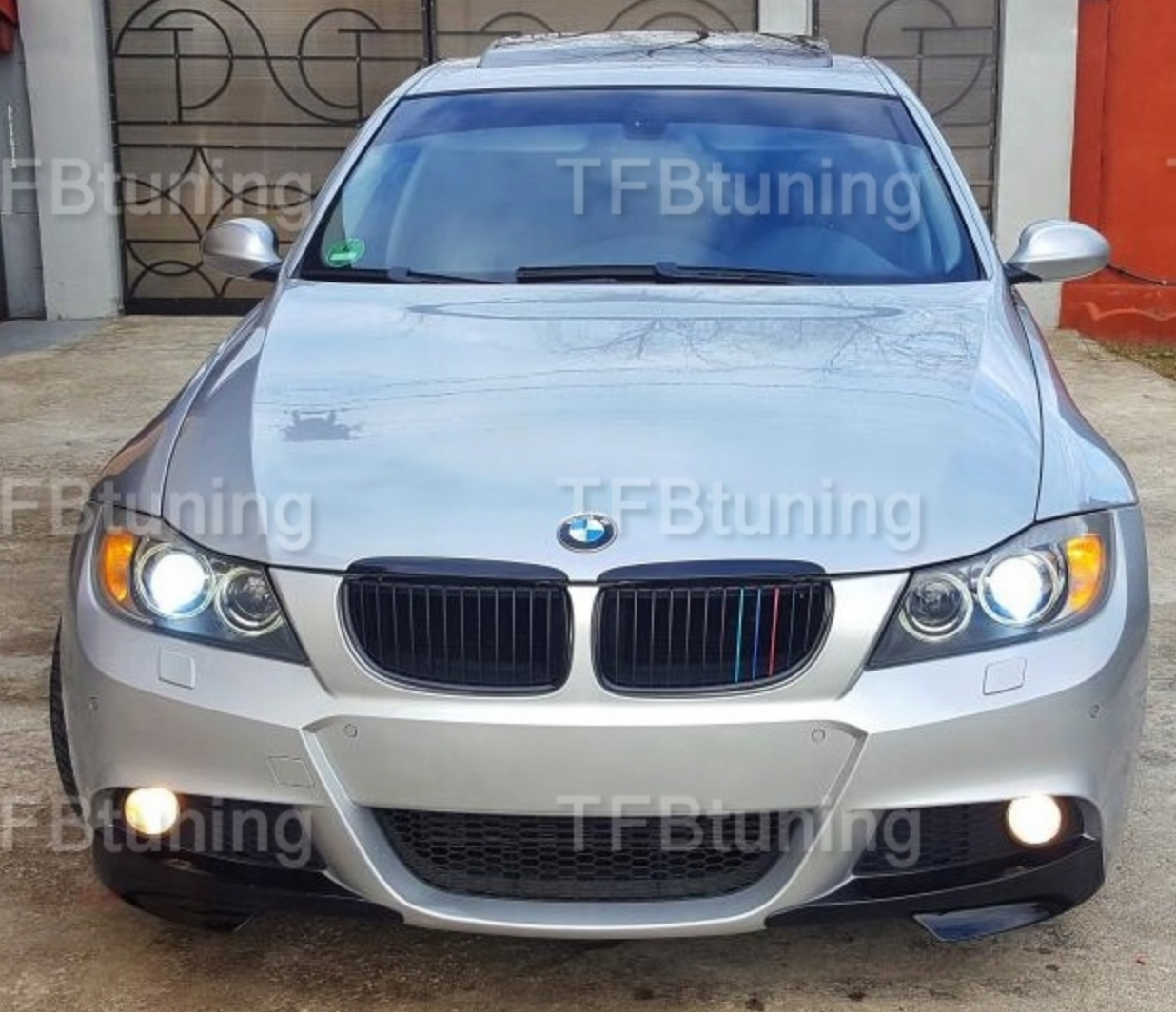 Flapsuri bara fata lip BMW Seria 3 E90 LCI LIFT M PACHET TFB TUNING