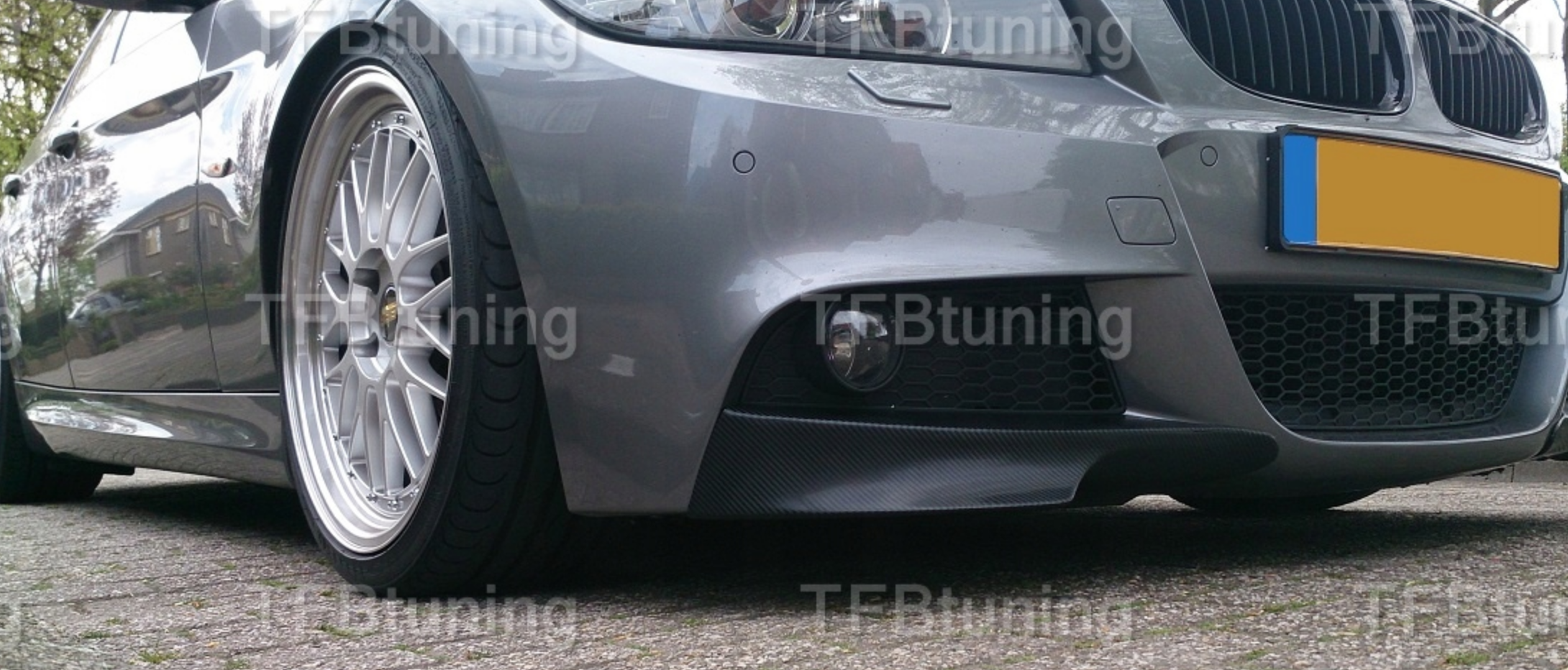 Flapsuri bara fata lip BMW Seria 3 E90 LCI LIFT M PACHET TFB TUNING