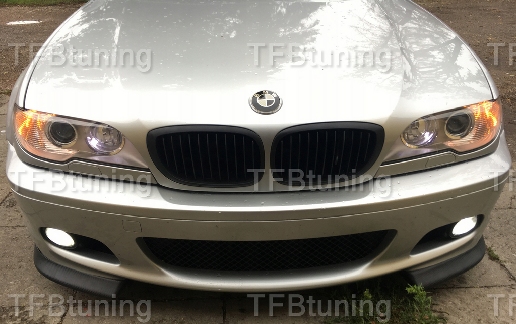 Flapsuri bara fata lip splitter BMW Seria 3 E46 M PACHET M TECH TFB TUNING