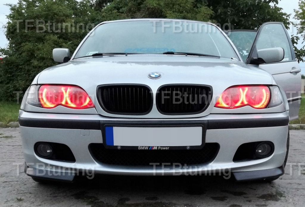 Flapsuri bara fata lip splitter BMW Seria 3 E46 M PACHET M TECH TFB TUNING