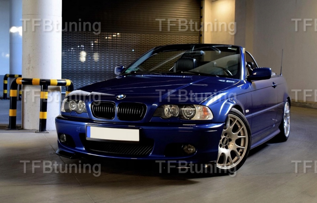 Flapsuri bara fata lip splitter BMW Seria 3 E46 M PACHET M TECH TFB TUNING
