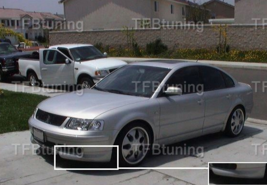 Flapsuri bara fata lip splitter VW PASSAT B5 3D 1995-2000 TFB TUNING