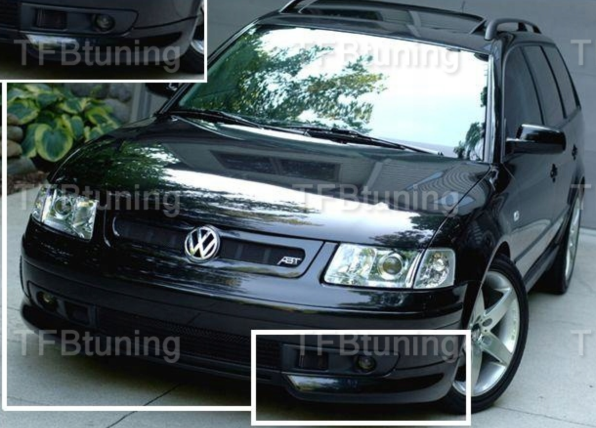 Flapsuri bara fata lip splitter VW PASSAT B5 3D 1995-2000 TFB TUNING