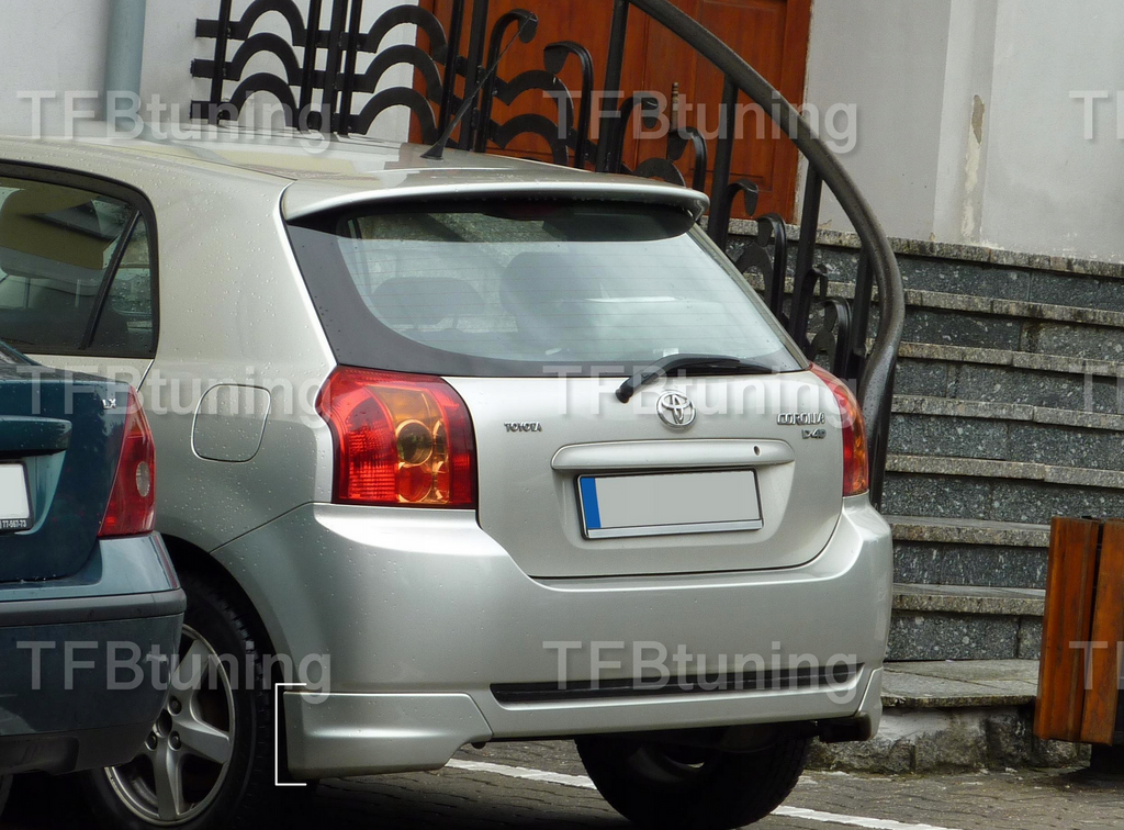 Flapsuri bara spate lip splitter TOYOTA COROLLA E12 HB TFB TUNING