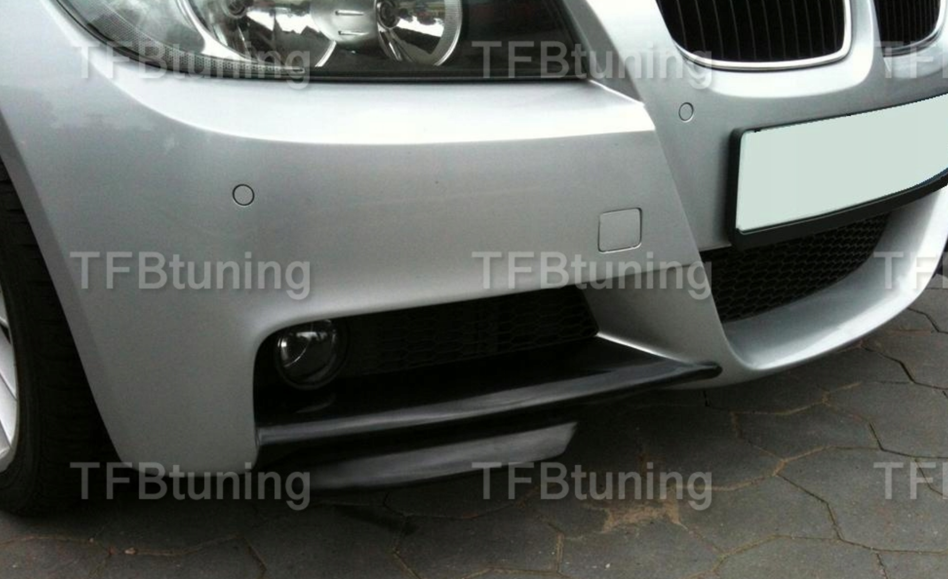 Flapsuri aripioare lip bara fata BMW 3 E90 2005-2008 M PACHET TFB TUNING