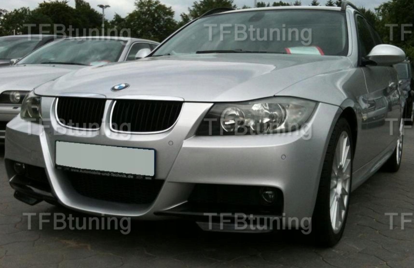 Flapsuri aripioare lip bara fata BMW 3 E90 2005-2008 M PACHET TFB TUNING