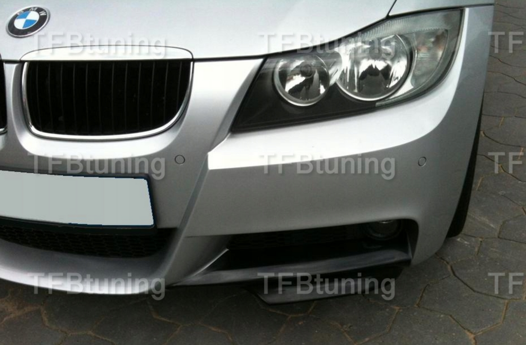 Flapsuri aripioare lip bara fata BMW 3 E90 2005-2008 M PACHET TFB TUNING