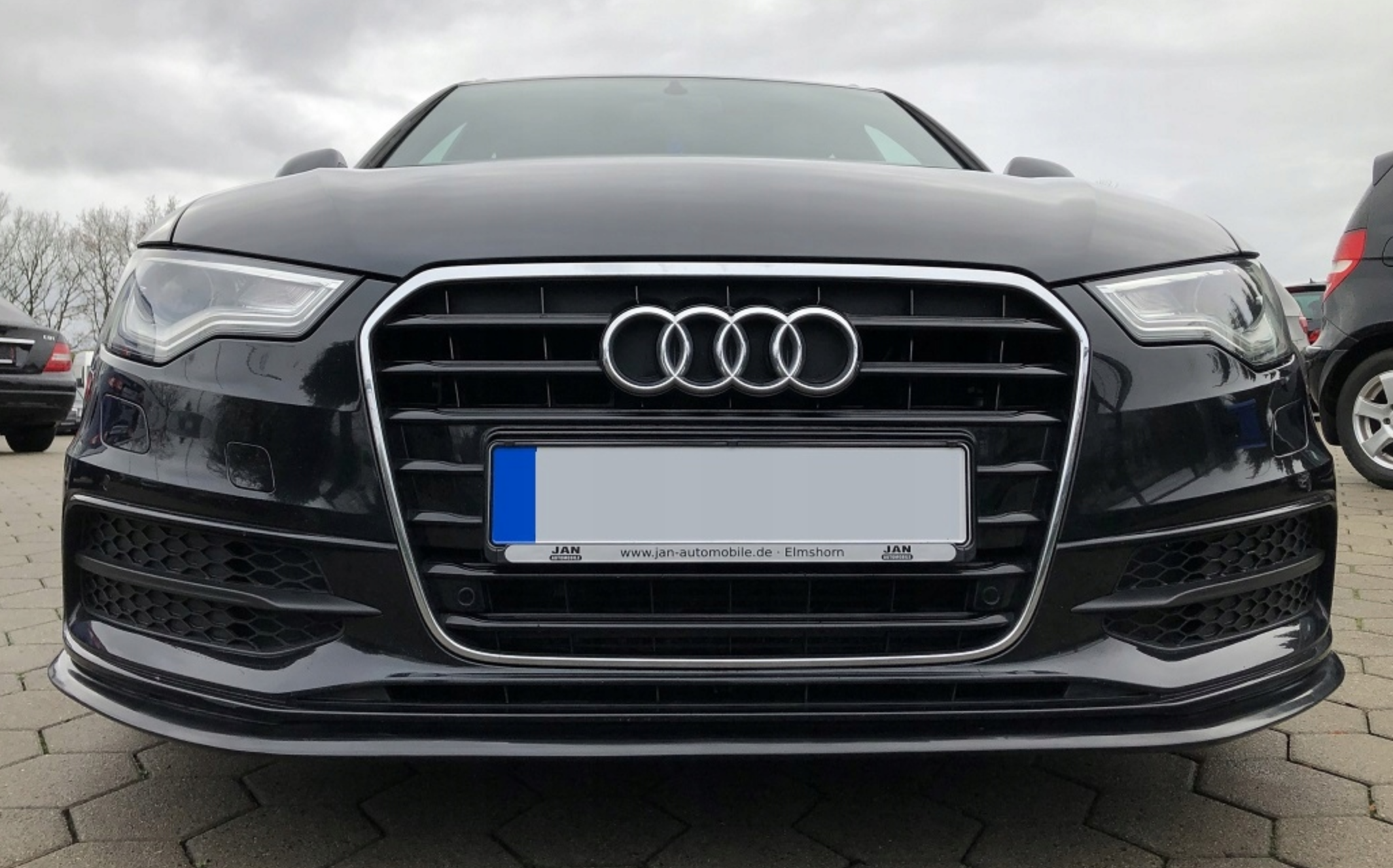 Prelungire bara fata fusta spoiler lip AUDI A6 C7 11-14 S6 S-LINE TFB TUNING