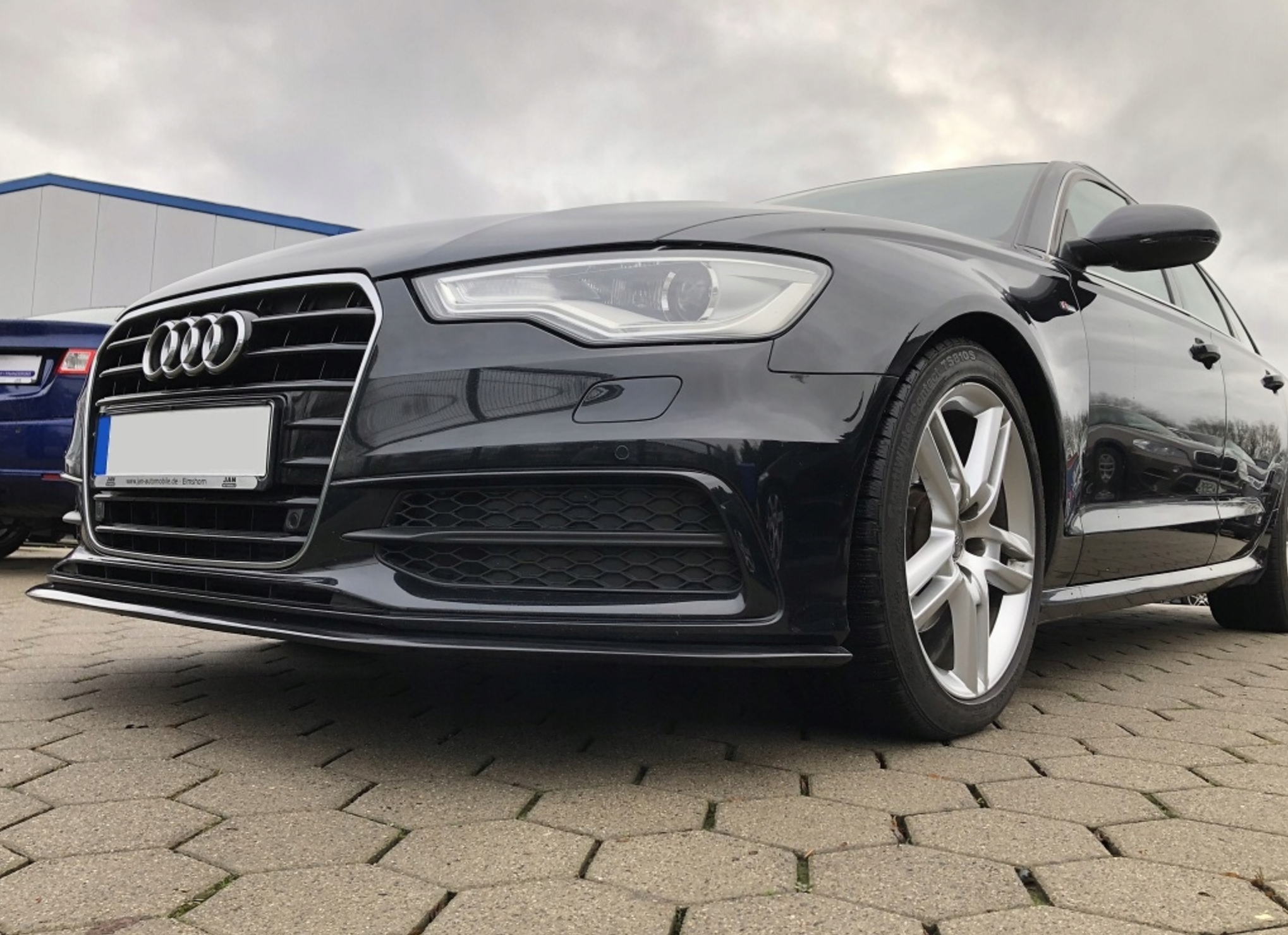 Prelungire bara fata fusta spoiler lip AUDI A6 C7 11-14 S6 S-LINE TFB TUNING