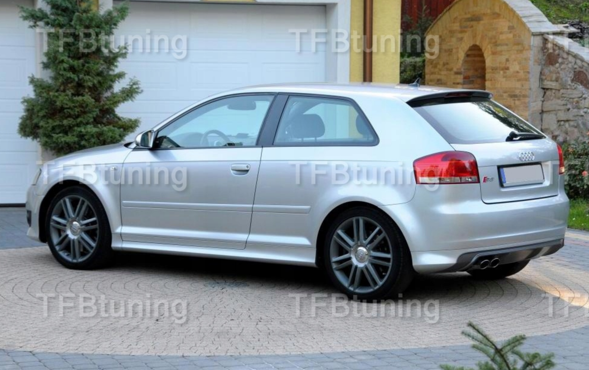 Eleron luneta portbagaj AUDI A3 8P 3 usi SLINE S LINE S3 RS3 TFB TUNING