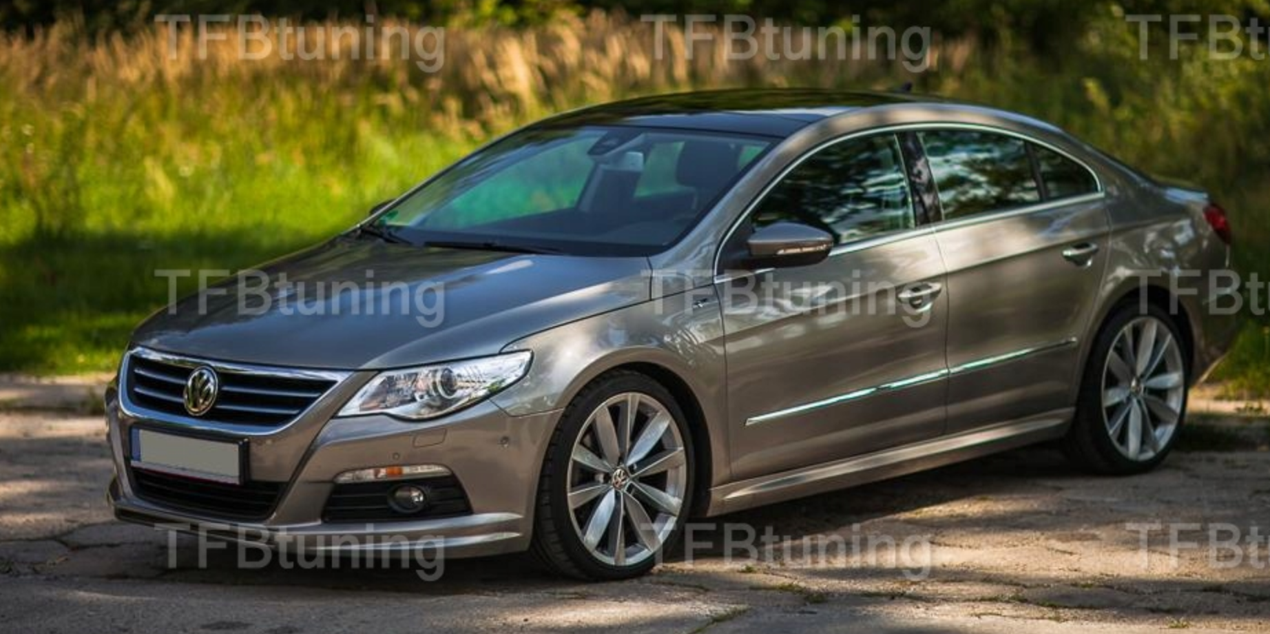 Prelungire bara fata fusta spoiler lip VW PASSAT CC RLINE R LINE R-LINE R36 TFB TUNING