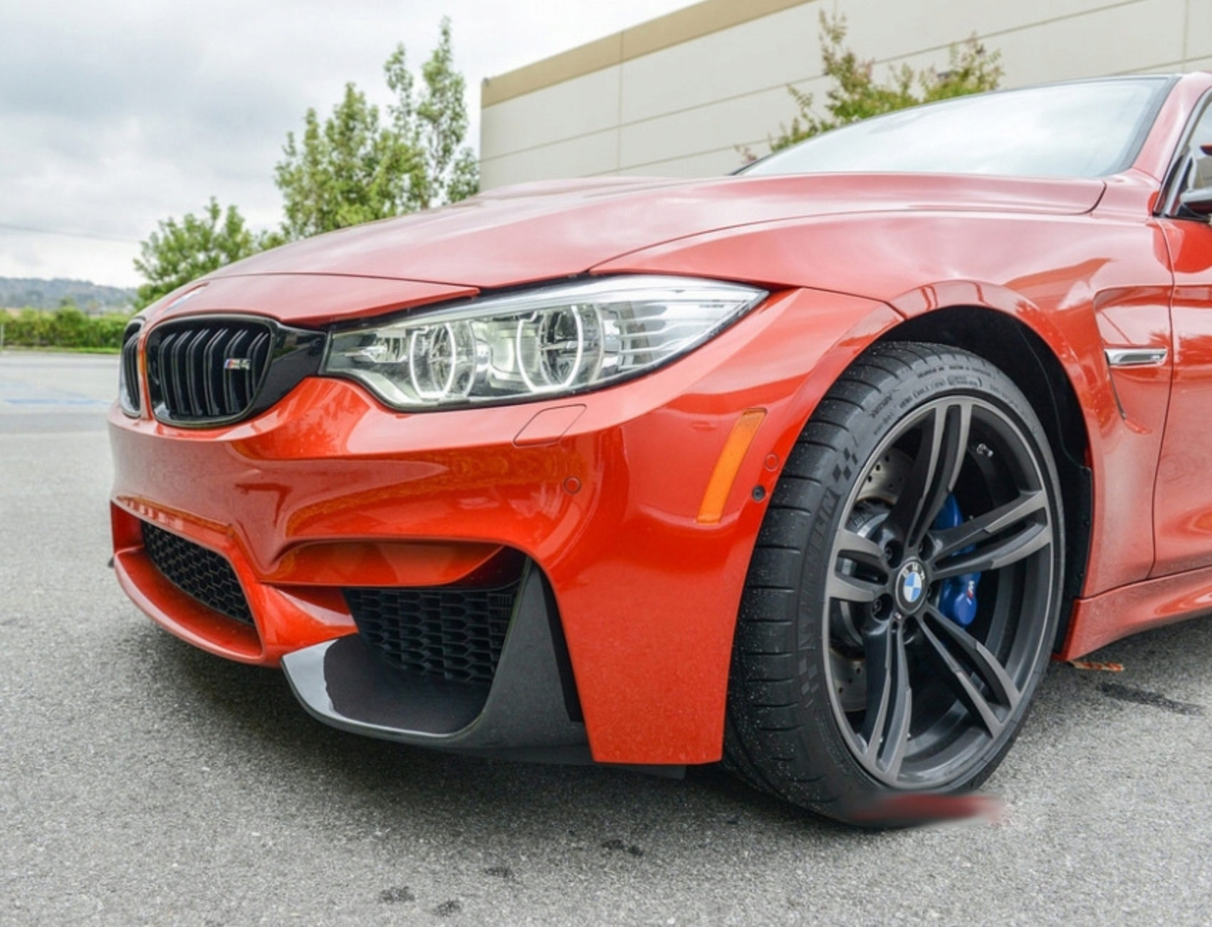 Fusta lip flapsuri splitter bara fata BMW Seria 3 F80 F82 TFB TUNING